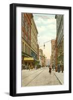 Westminster Street, Providence, Rhode Island-null-Framed Art Print
