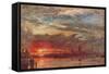 'Westminster Sunset ', 1900-Albert Goodwin-Framed Stretched Canvas