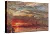 'Westminster Sunset ', 1900-Albert Goodwin-Stretched Canvas