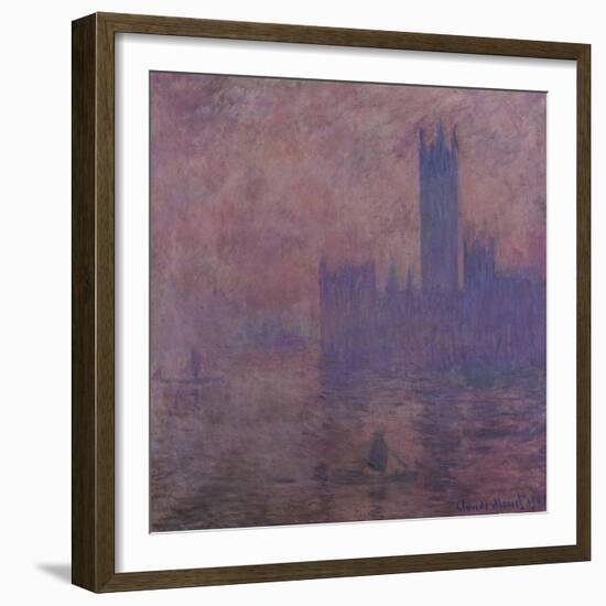 Westminster Tower, 1904-Claude Monet-Framed Giclee Print