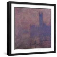 Westminster Tower, 1904-Claude Monet-Framed Giclee Print