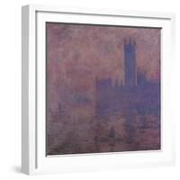 Westminster Tower, 1904-Claude Monet-Framed Giclee Print