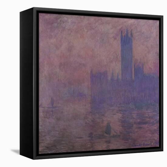 Westminster Tower, 1904-Claude Monet-Framed Stretched Canvas