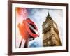 Westminster Underground Sign - Subway Station Sign - Big Ben - City of London - UK - England-Philippe Hugonnard-Framed Photographic Print