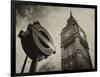 Westminster Underground Sign - Subway Station Sign - Big Ben - City of London - UK - England-Philippe Hugonnard-Framed Photographic Print