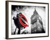 Westminster Underground Sign - Subway Station Sign - Big Ben - City of London - UK - England-Philippe Hugonnard-Framed Photographic Print