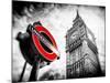 Westminster Underground Sign - Subway Station Sign - Big Ben - City of London - UK - England-Philippe Hugonnard-Mounted Photographic Print