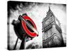 Westminster Underground Sign - Subway Station Sign - Big Ben - City of London - UK - England-Philippe Hugonnard-Stretched Canvas