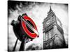 Westminster Underground Sign - Subway Station Sign - Big Ben - City of London - UK - England-Philippe Hugonnard-Stretched Canvas