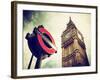 Westminster Underground Sign - Subway Station Sign - Big Ben - City of London - UK - England-Philippe Hugonnard-Framed Photographic Print