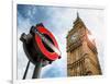 Westminster Underground Sign - Subway Station Sign - Big Ben - City of London - UK - England-Philippe Hugonnard-Framed Photographic Print