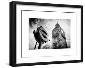 Westminster Underground Sign - Subway Station Sign - Big Ben - City of London - UK - England-Philippe Hugonnard-Framed Art Print