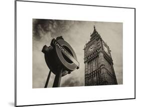 Westminster Underground Sign - Subway Station Sign - Big Ben - City of London - UK - England-Philippe Hugonnard-Mounted Art Print