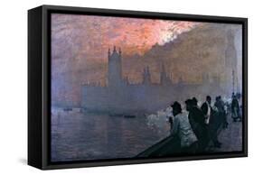 Westminster-Giuseppe De Nittis-Framed Stretched Canvas