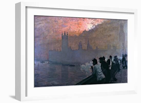 Westminster-Giuseppe De Nittis-Framed Giclee Print