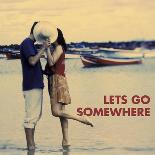 Let's Go Somewhere-Westmorland Michele-Stretched Canvas