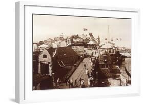 Weston Pier Amusements-null-Framed Photographic Print