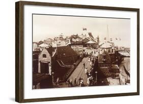 Weston Pier Amusements-null-Framed Photographic Print