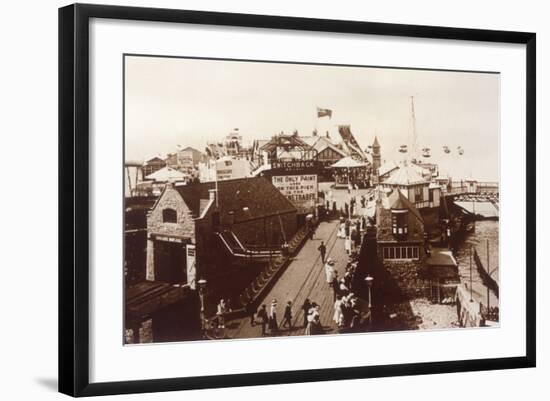 Weston Pier Amusements-null-Framed Photographic Print