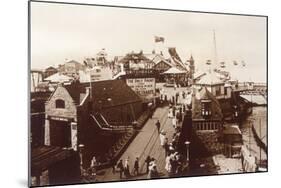 Weston Pier Amusements-null-Mounted Photographic Print