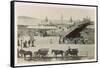 Weston-Super-Mare, Avon: View of the New Pier-null-Framed Stretched Canvas