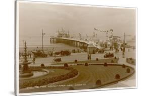 Weston-Super-Mare, Avon: View of the Pier-null-Stretched Canvas