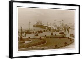 Weston-Super-Mare, Avon: View of the Pier-null-Framed Photographic Print