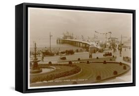 Weston-Super-Mare, Avon: View of the Pier-null-Framed Stretched Canvas