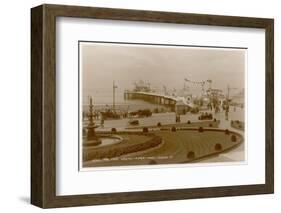 Weston-Super-Mare, Avon: View of the Pier-null-Framed Photographic Print