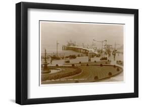 Weston-Super-Mare, Avon: View of the Pier-null-Framed Photographic Print