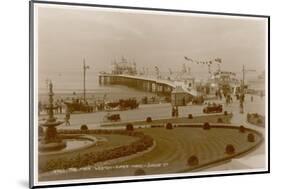 Weston-Super-Mare, Avon: View of the Pier-null-Mounted Photographic Print