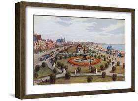 Weston-Super-Mare, Gardens, Beach R-Alfred Robert Quinton-Framed Giclee Print