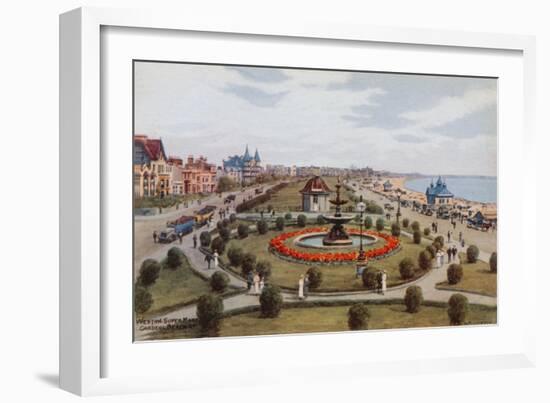 Weston-Super-Mare, Gardens, Beach R-Alfred Robert Quinton-Framed Giclee Print