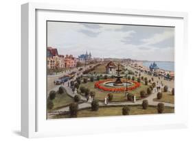 Weston-Super-Mare, Gardens, Beach R-Alfred Robert Quinton-Framed Giclee Print