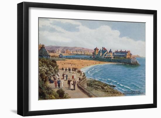 Weston-Super-Mare, Knightstone Pier and Two Bays-Alfred Robert Quinton-Framed Giclee Print