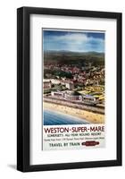 Weston-Super-Mare, Somerset's All-Year-Round Resort-null-Framed Art Print