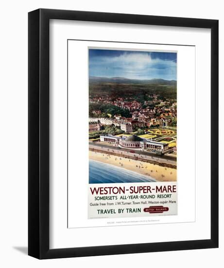 Weston-Super-Mare, Somerset's All-Year-Round Resort-null-Framed Art Print