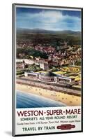 Weston-Super-Mare, Somerset's All-Year-Round Resort-null-Mounted Art Print