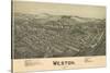 Weston, West Virginia - Panoramic Map-Lantern Press-Stretched Canvas