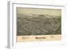 Weston, West Virginia - Panoramic Map-Lantern Press-Framed Art Print