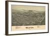 Weston, West Virginia - Panoramic Map-Lantern Press-Framed Art Print