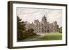 Westonbirt House, Gloucestershire, Home of the Holford Family, C1880-Benjamin Fawcett-Framed Giclee Print