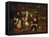 Westphalian Kitchen, C. 1600-Ludger Tom Ring-Framed Stretched Canvas