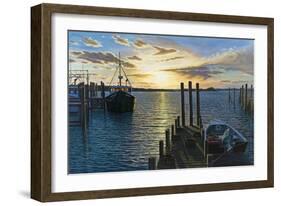 Westport Harbor, MA-Bruce Dumas-Framed Giclee Print