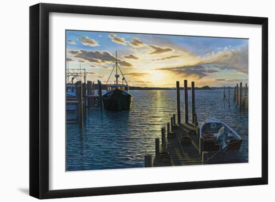 Westport Harbor, MA-Bruce Dumas-Framed Giclee Print