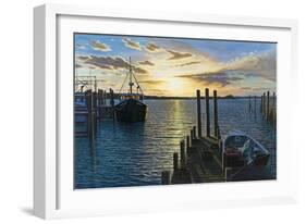 Westport Harbor, MA-Bruce Dumas-Framed Giclee Print