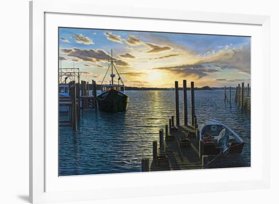 Westport Harbor, MA-Bruce Dumas-Framed Giclee Print