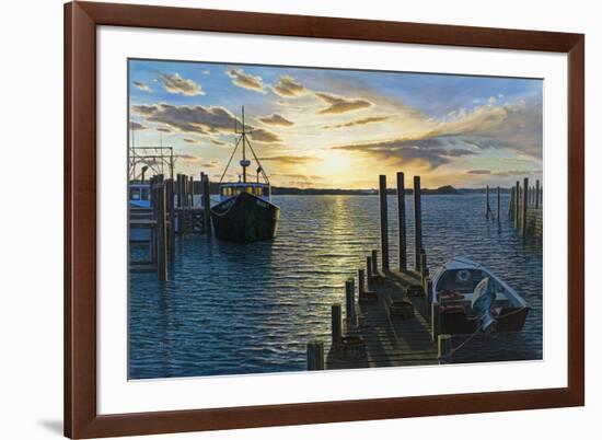 Westport Harbor, MA-Bruce Dumas-Framed Giclee Print