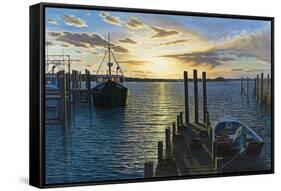 Westport Harbor, MA-Bruce Dumas-Framed Stretched Canvas