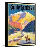 "Westward Ho!," Country Gentleman Cover, March 1, 1931-Frederick Anderson-Framed Stretched Canvas